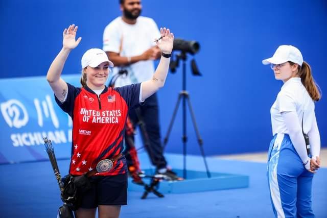 印度射箭选手连续击败对手，进入强